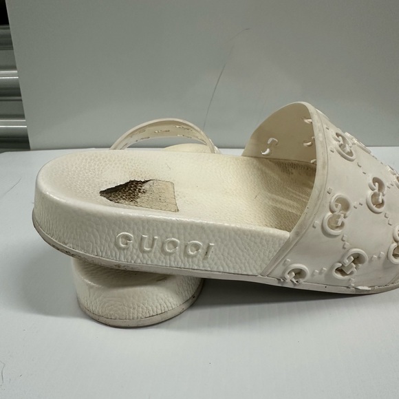 Gucci white sandals 8 - Picture 3 of 7
